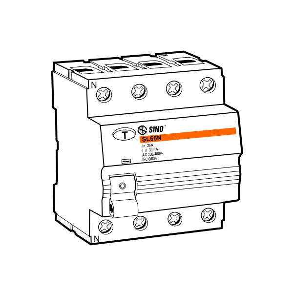 Cầu dao chống dòng rò RCCB SL68N/4025/100