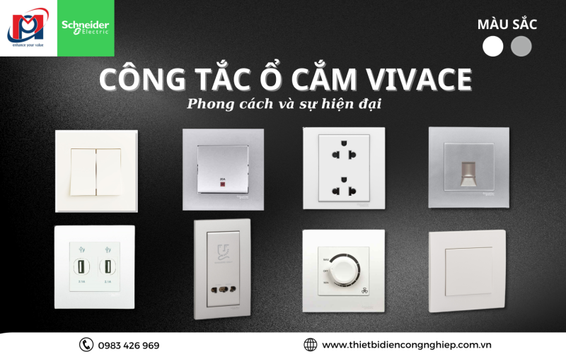 CÔNG TẮC Ổ CẮM VIVACE – PHONG CÁCH VÀ SỰ HIỆN ĐẠI