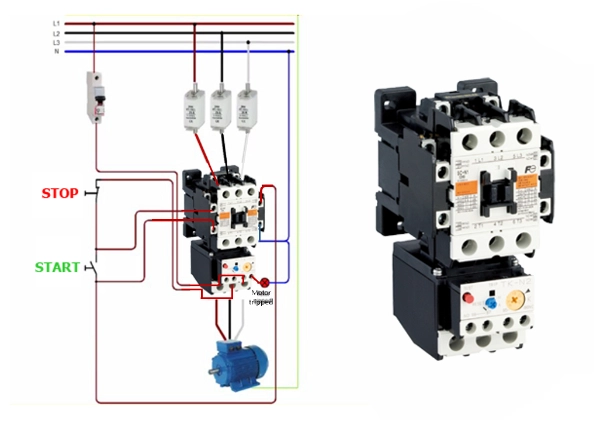 Tiếp điểm phụ cho phép người dùng điều khiển nhiều tải khác nhau chỉ bằng một contactor chính